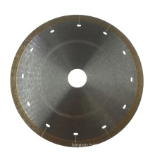 Hot Press 7inch Hot Press continuous rim diamond saw blade for cutting hard ceramic tile , granite